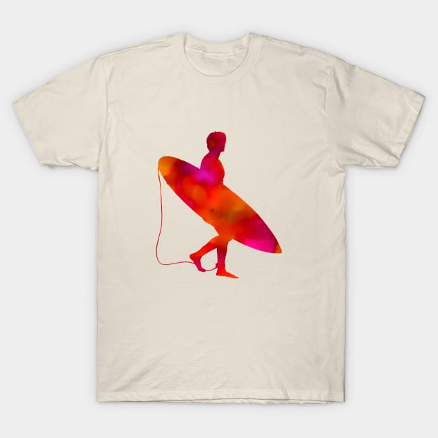 Man with Board T-Shirt by AKdesign